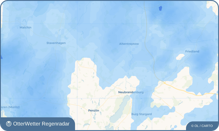 OtterWetter Regenradar-Widget Breesen