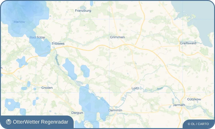 Wetter-Widget-Vorschau mit Vorhersagedaten für Bretwisch