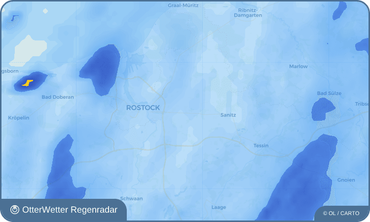 OtterWetter Regenradar-Widget Broderstorf