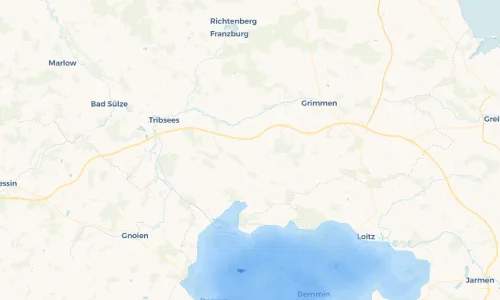 Regenradar Vorschaubild - Aktuelle Niederschläge in Brönkow und Umgebung