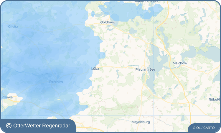 Widget-Vorschau für Broock Wetter-Widget-Vorschau mit Vorhersagedaten für Broock
