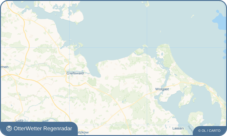 OtterWetter Regenradar-Widget Brünzow