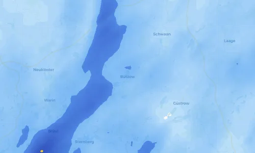 Regenradar Vorschaubild - Aktuelle Niederschläge in Bützow und Umgebung
