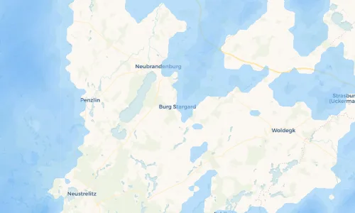 Regenradar Vorschaubild - Aktuelle Niederschläge in Burg Stargard und Umgebung