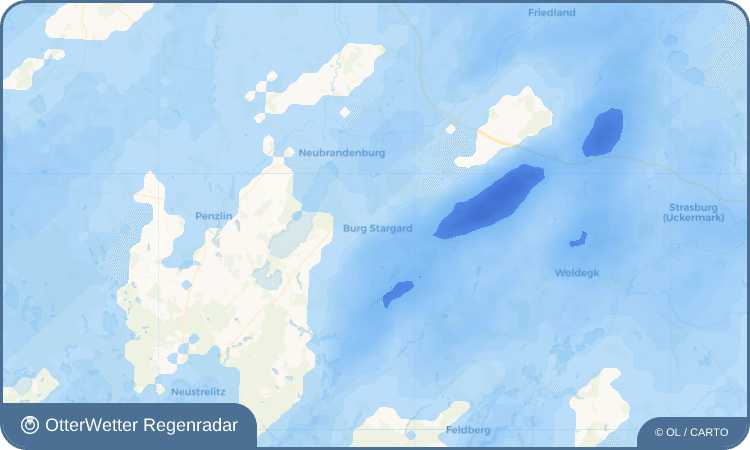 OtterWetter Regenradar-Widget Burg Stargard