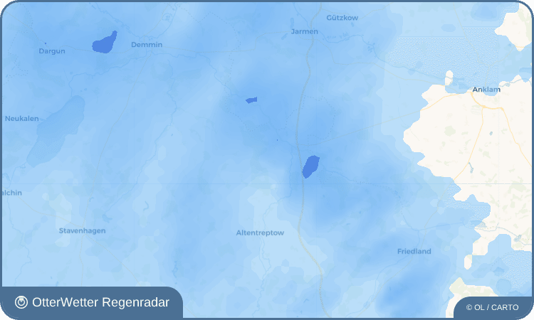 OtterWetter Regenradar-Widget Burow