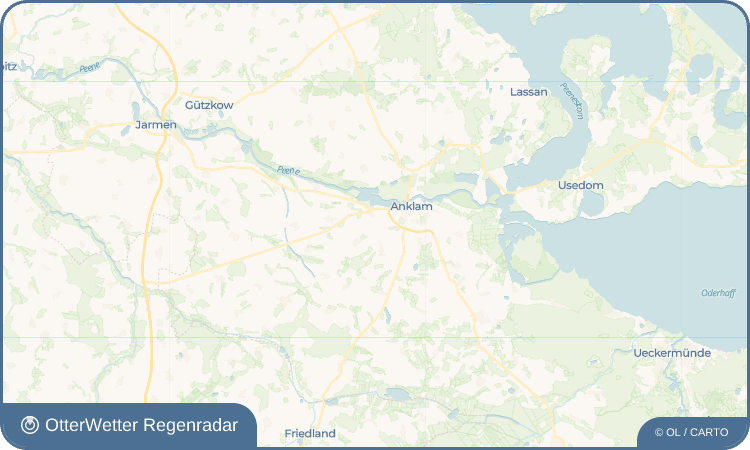OtterWetter Regenradar-Widget Butzow