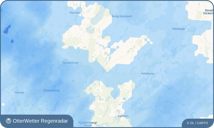 Widget-Vorschau für Carpin Wetter-Widget-Vorschau mit Vorhersagedaten für Carpin