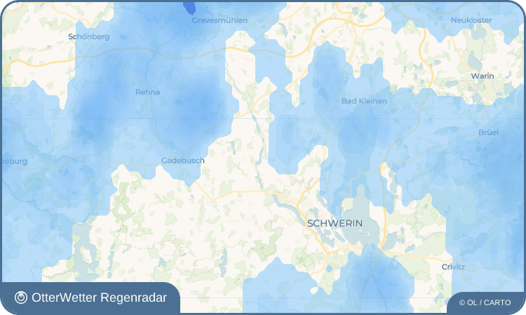 Widget-Vorschau für Cramonshagen Wetter-Widget-Vorschau mit Vorhersagedaten für Cramonshagen