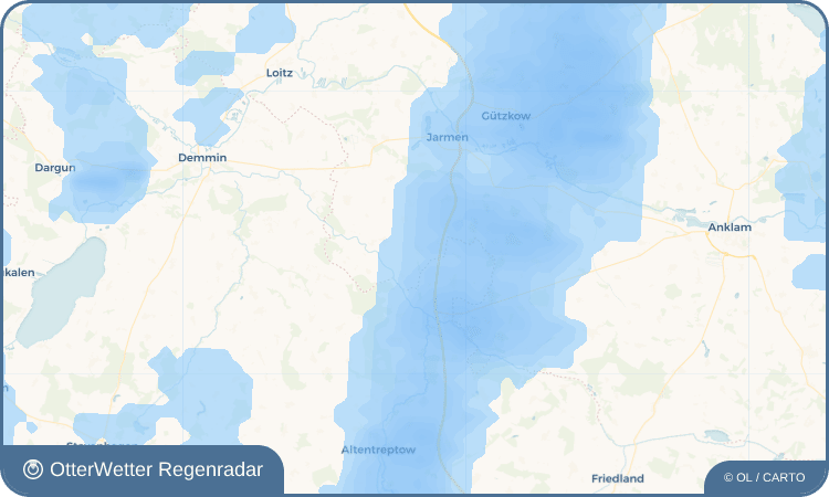 Widget-Vorschau für Daberkow Wetter-Widget-Vorschau mit Vorhersagedaten für Daberkow