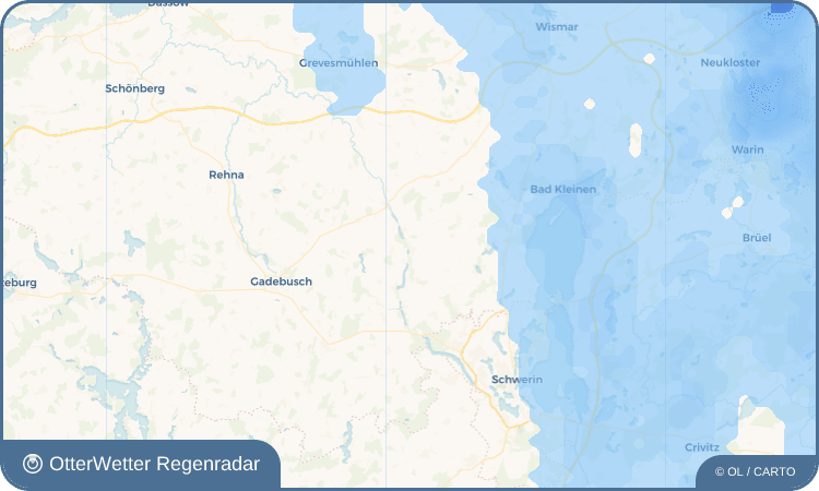 OtterWetter Regenradar-Widget Dalberg