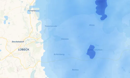 Regenradar Vorschaubild - Aktuelle Niederschläge in Dassow und Umgebung