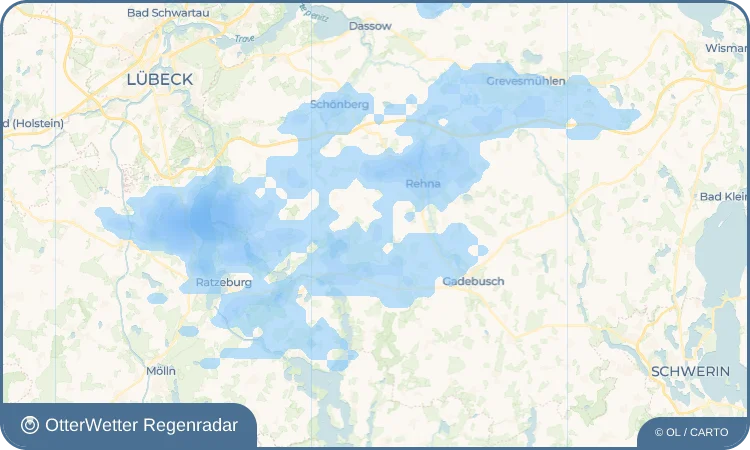 Widget-Vorschau für Demern Wetter-Widget-Vorschau mit Vorhersagedaten für Demern