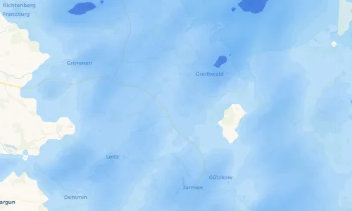 Regenradar Vorschaubild - Aktuelle Niederschläge in Dersekow und Umgebung