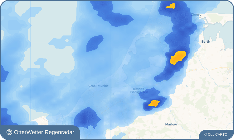 Wetter-Widget-Vorschau mit Vorhersagedaten für Dierhagen Strand