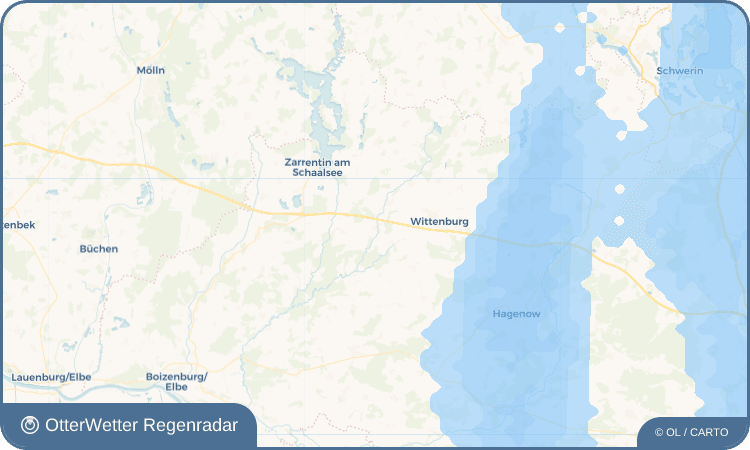 OtterWetter Regenradar-Widget Dodow