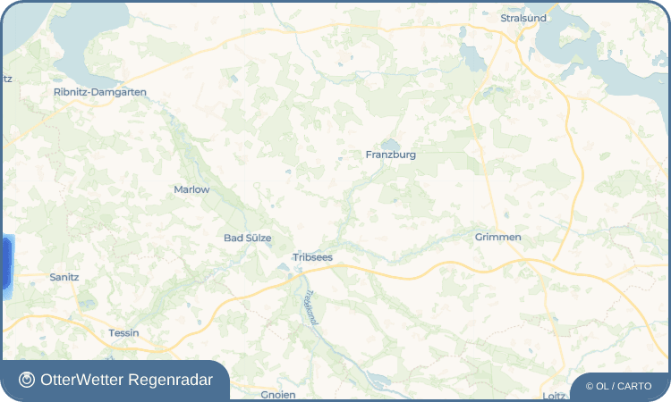 OtterWetter Regenradar-Widget Drechow