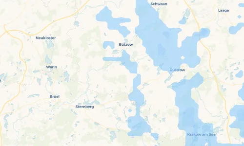 Regenradar Vorschaubild - Aktuelle Niederschläge in Dreetz und Umgebung