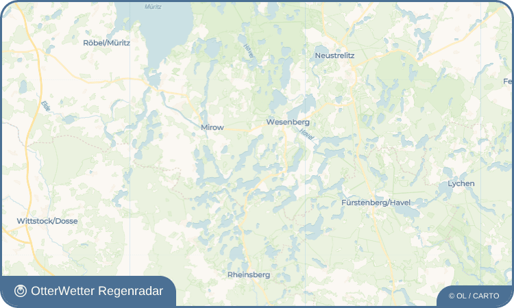 OtterWetter Regenradar-Widget Drosedow