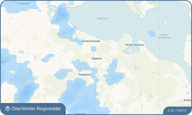 Widget-Vorschau für Eggesin Wetter-Widget-Vorschau mit Vorhersagedaten für Eggesin