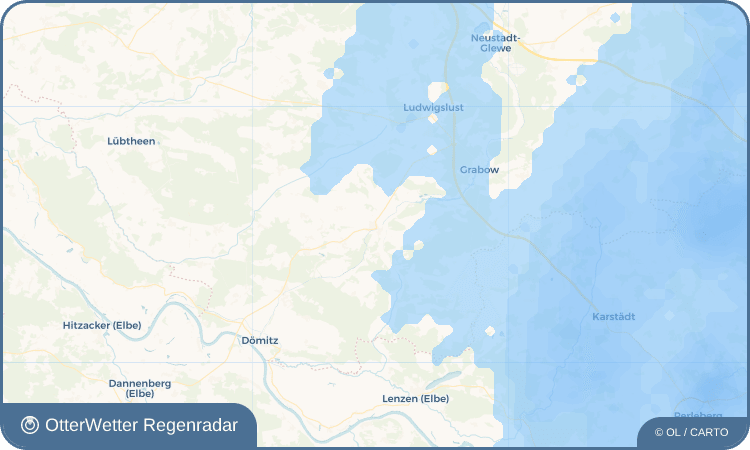 OtterWetter Regenradar-Widget Eldena