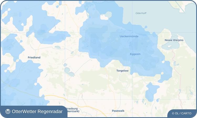 OtterWetter Regenradar-Widget Ferdinandshof
