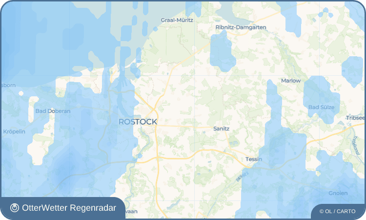 OtterWetter Regenradar-Widget Fienstorf