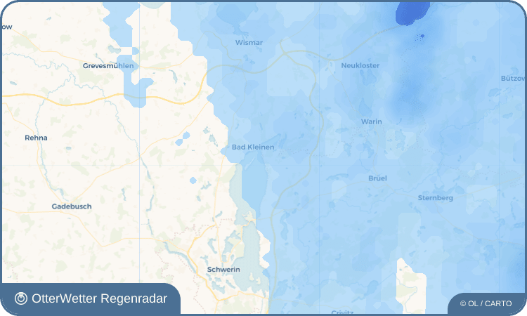 OtterWetter Regenradar-Widget Flessenow