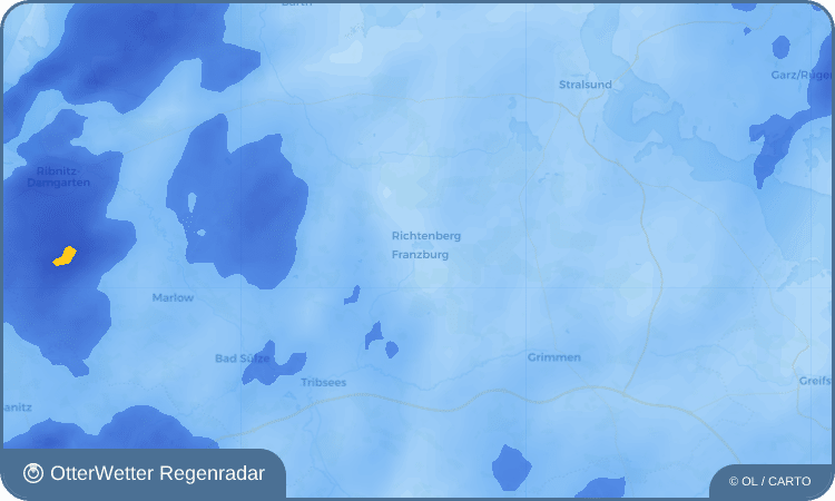 OtterWetter Regenradar-Widget Franzburg