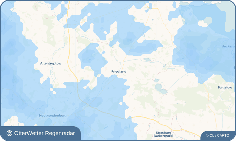 OtterWetter Regenradar-Widget Friedland