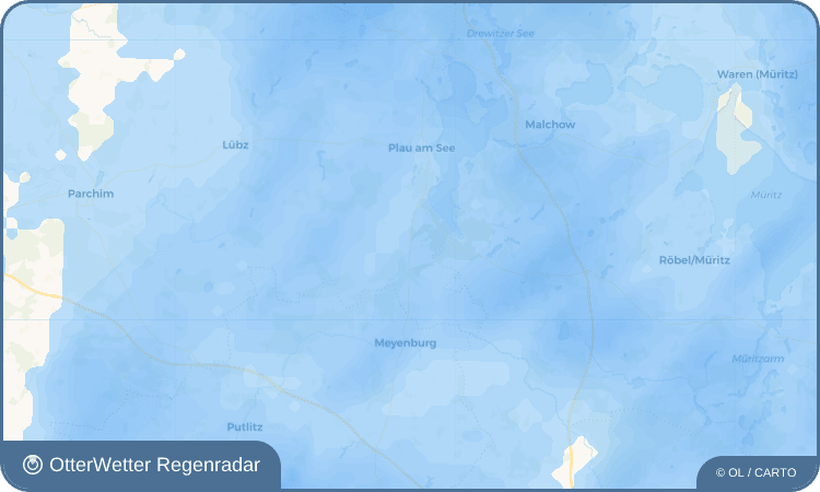 OtterWetter Regenradar-Widget Ganzlin