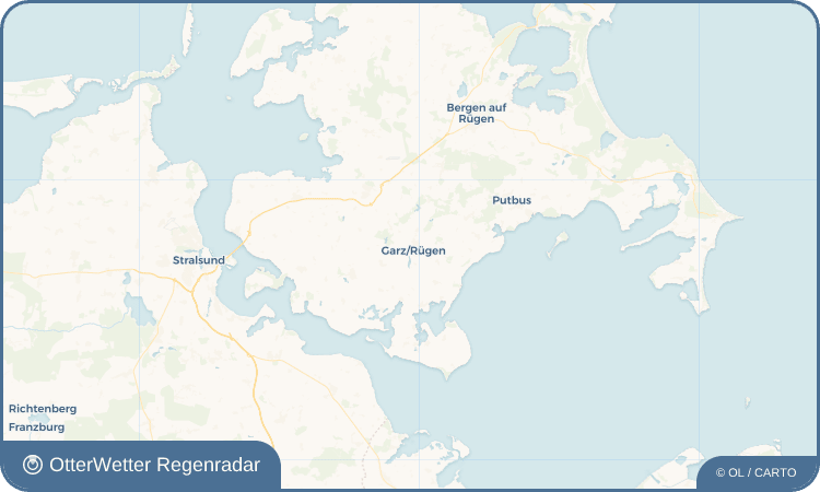 OtterWetter Regenradar-Widget Garz/Rügen