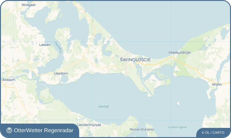 Wetter-Widget-Vorschau mit Vorhersagedaten für Garz