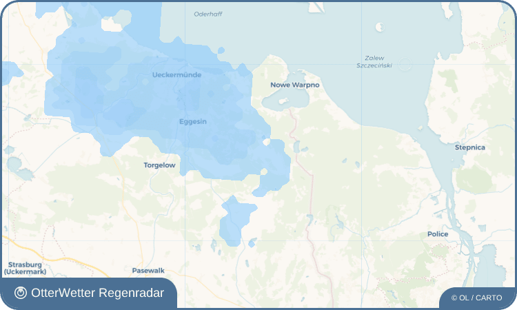 OtterWetter Regenradar-Widget Gegensee