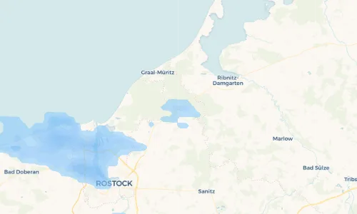 Regenradar Vorschaubild - Aktuelle Niederschläge in Gelbensande und Umgebung