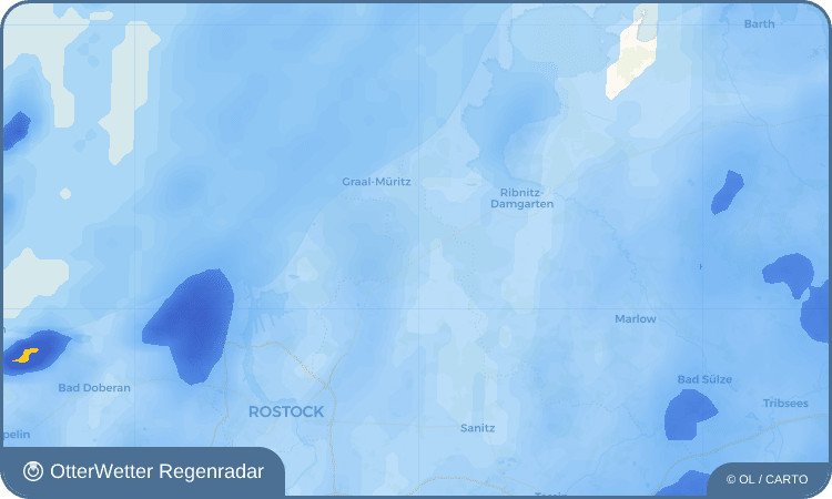 OtterWetter Regenradar-Widget Gelbensande