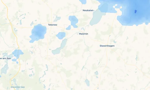 Regenradar Vorschaubild - Aktuelle Niederschläge in Gessin und Umgebung