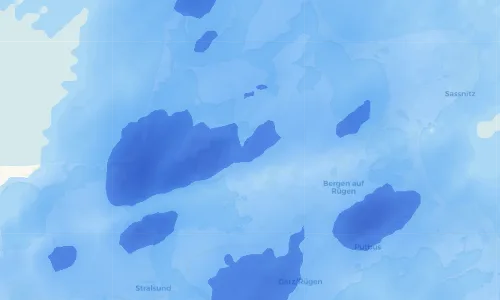 Regenradar Vorschaubild - Aktuelle Niederschläge in Gingst und Umgebung