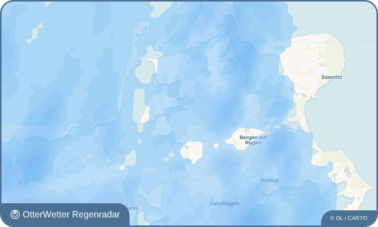 OtterWetter Regenradar-Widget Gingst