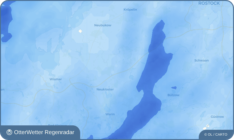 OtterWetter Regenradar-Widget Glasin
