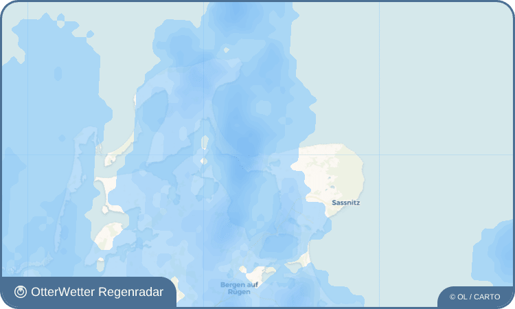OtterWetter Regenradar-Widget Glowe