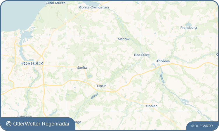 OtterWetter Regenradar-Widget Gnewitz