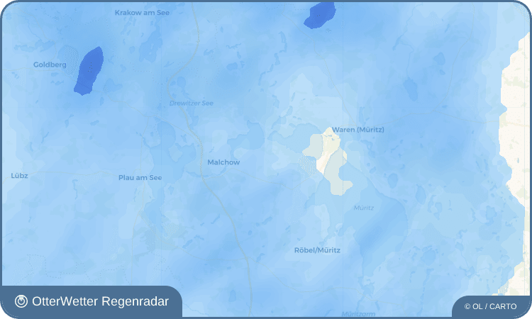 OtterWetter Regenradar-Widget Göhren-Lebbin
