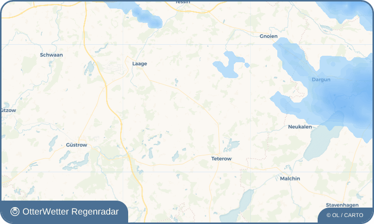 Wetter-Widget-Vorschau mit Vorhersagedaten für Gottin