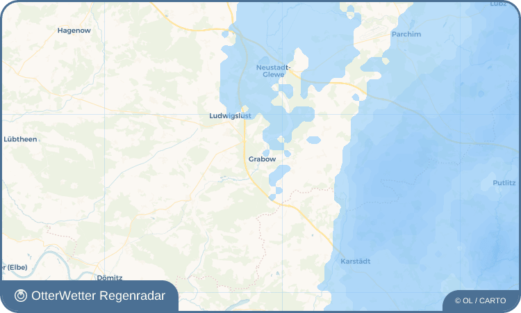 OtterWetter Regenradar-Widget Grabow