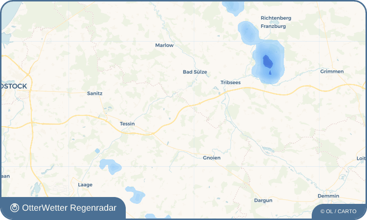 Wetter-Widget-Vorschau mit Vorhersagedaten für Grammow