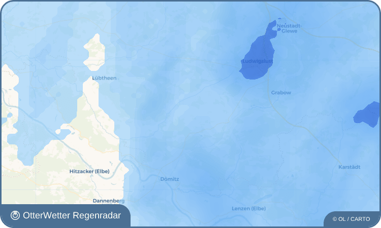 OtterWetter Regenradar-Widget Grebs