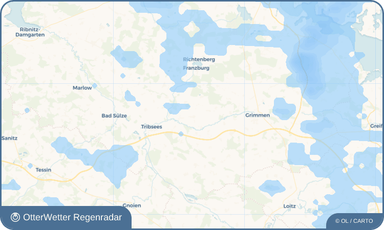 OtterWetter Regenradar-Widget Gremersdorf