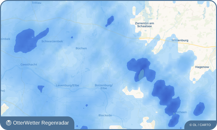 OtterWetter Regenradar-Widget Gresse