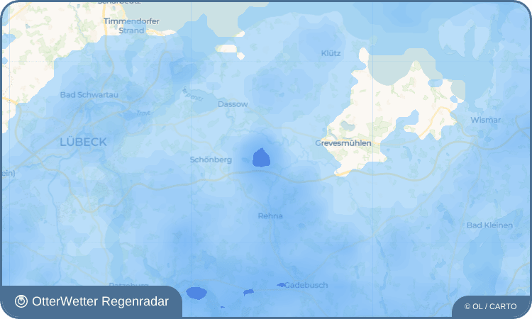 OtterWetter Regenradar-Widget Grieben